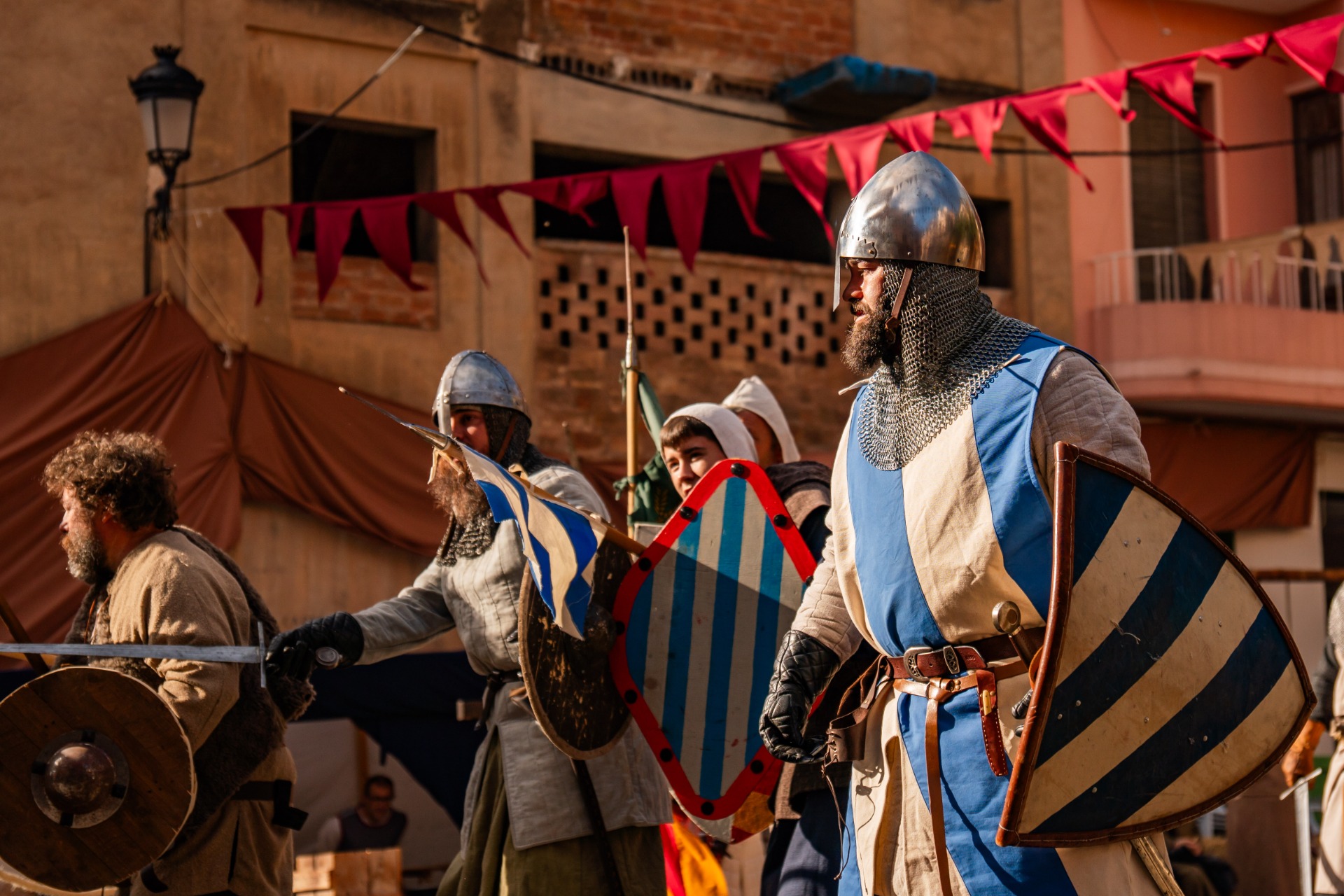 Escaramuza a las puertas. Recreación de una batalla. Al-Qura Medieval.